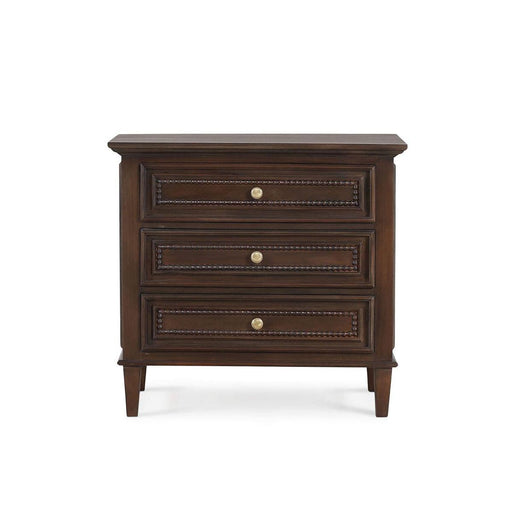 Bramble - Vivienne 3 Drawer Bedside Large Table in Walnut - 29045WLT----- - GreatFurnitureDeal