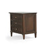 Bramble - Vivienne 3 Drawer Bedside Table Large - BR-29045 - GreatFurnitureDeal