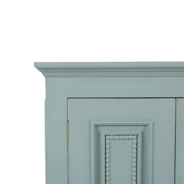 Bramble - Vivienne 4 Door Narrow Sideboard in Vintage Moss Green - 29050VMG----LDT