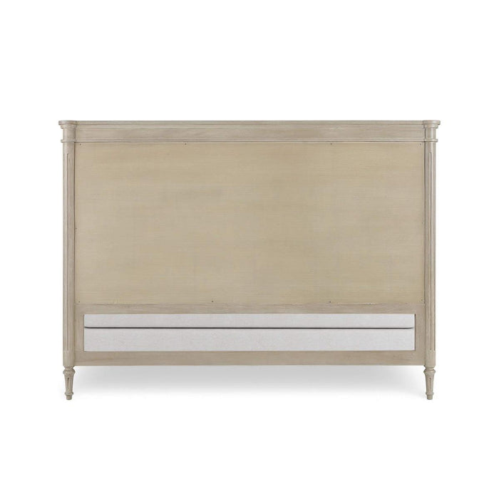 Bramble - Kelly King Bed in Sandbar w/ Taupe Velour Performance Fabric - 29054SNBSF277----