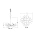 Bramble - Botanical Chandelier - BR-29061 - GreatFurnitureDeal
