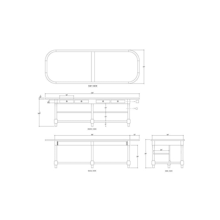 Bramble - Windsor Kitchen Island - BR-29066 - GreatFurnitureDeal
