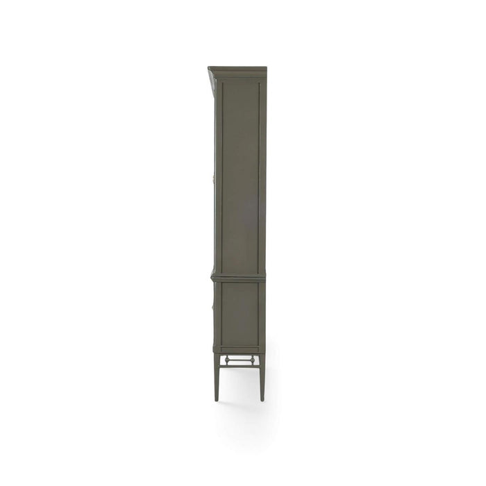 Bramble - Seraphine 4 Door Glass Display Cabinet w/ Glass Shelves - BR-29078 - GreatFurnitureDeal