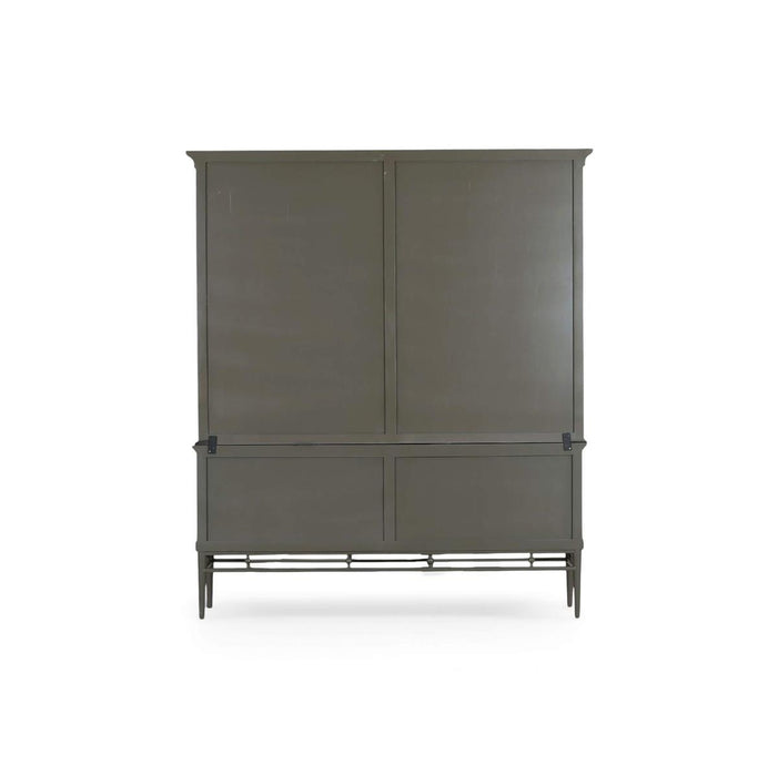 Bramble - Seraphine 4 Door Glass Display Cabinet w/ Glass Shelves - BR-29078 - GreatFurnitureDeal