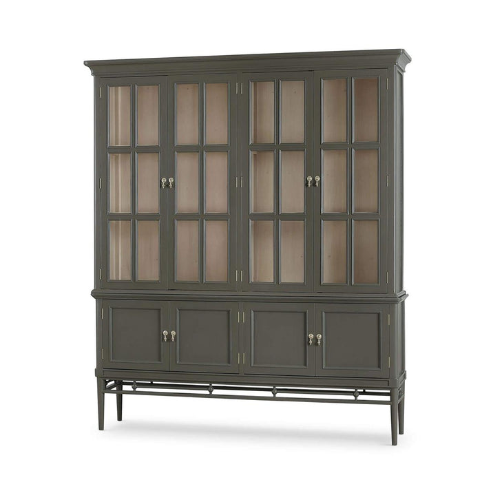 Bramble - Seraphine 4 Door Glass Display Cabinet w/ Glass Shelves - BR-29078 - GreatFurnitureDeal