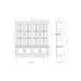 Bramble - Seraphine 4 Door Glass Display Cabinet w/ Glass Shelves - BR-29078 - GreatFurnitureDeal