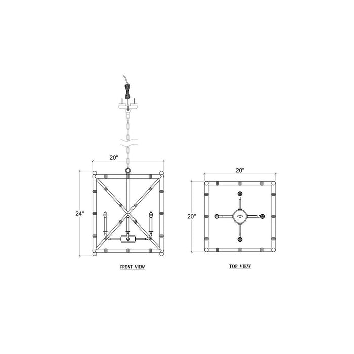 Bramble - Martinique Pendant - BR-29080 - GreatFurnitureDeal