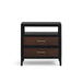 Bramble - Marisol 2 Drawer Nightstand w/ Open Shelf - BR-29093 - GreatFurnitureDeal