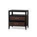 Bramble - Marisol 2 Drawer Nightstand w/ Open Shelf - BR-29093 - GreatFurnitureDeal