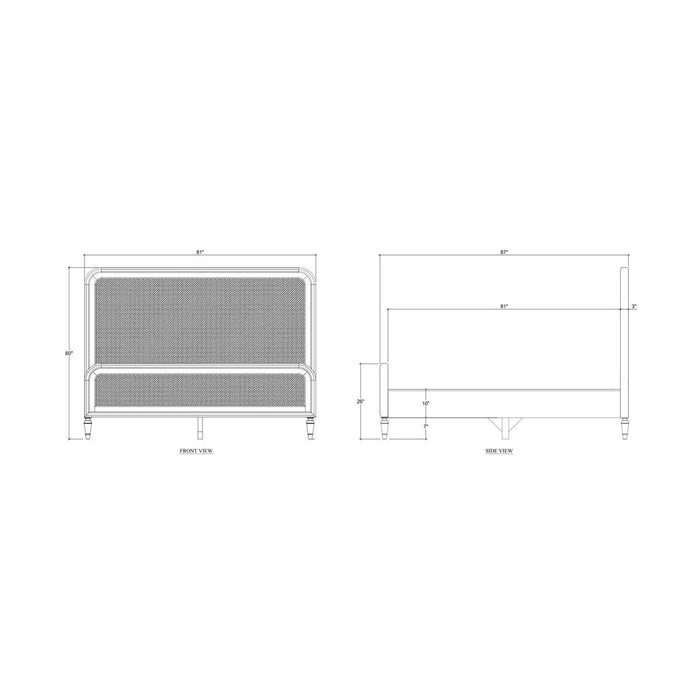 Bramble - Langford Upholstered King Bed - BR-29094 - GreatFurnitureDeal