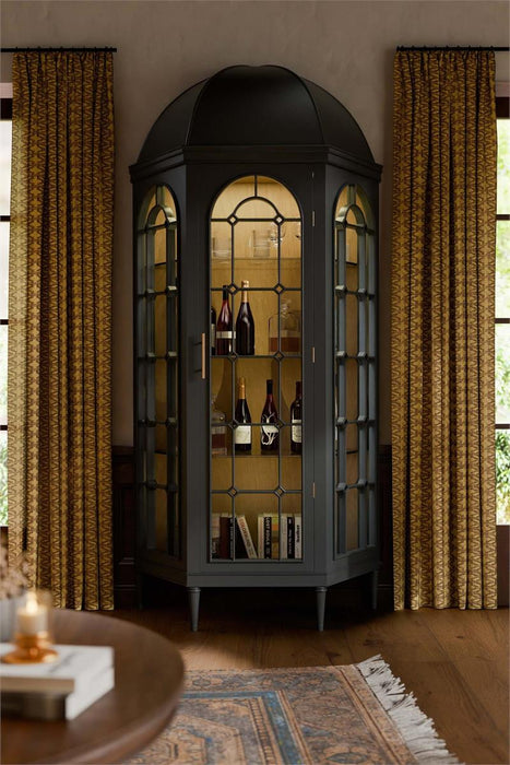 Bramble - Chambre Dome Display Cabinet w/ Glass Shelves - BR-29095 - GreatFurnitureDeal