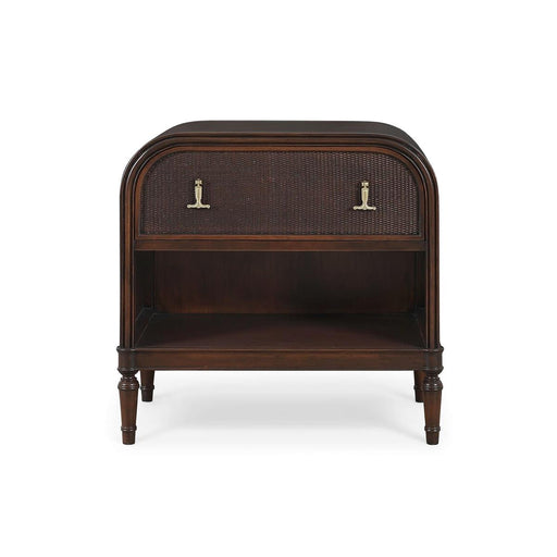 Bramble - Langford 1 Drawer Bedside Table w/ Rattan - BR-29101 - GreatFurnitureDeal