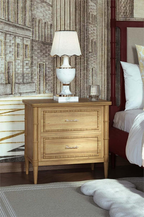 Bramble - Martinique 2 Drawer Nightstand - BR-29107 - GreatFurnitureDeal