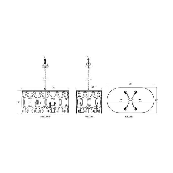 Bramble - Savannah Pendant - BR-29109 - GreatFurnitureDeal