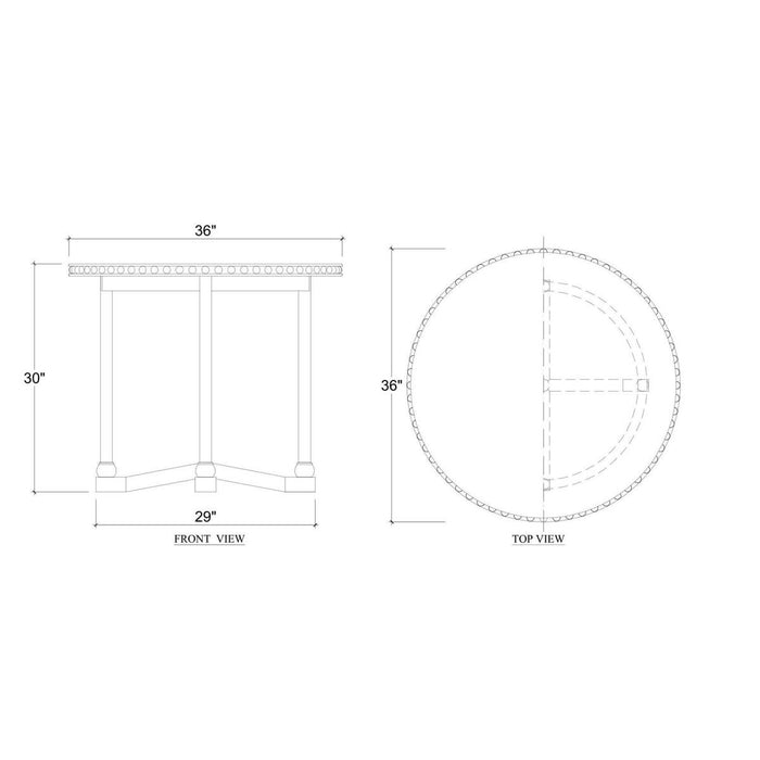 Bramble - Winchester Bistro Table- BR-29110 - GreatFurnitureDeal