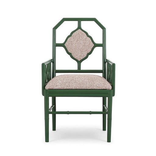 Bramble - Chinois Dining Armchair w/ Upholstered Back - BR-29111 - GreatFurnitureDeal