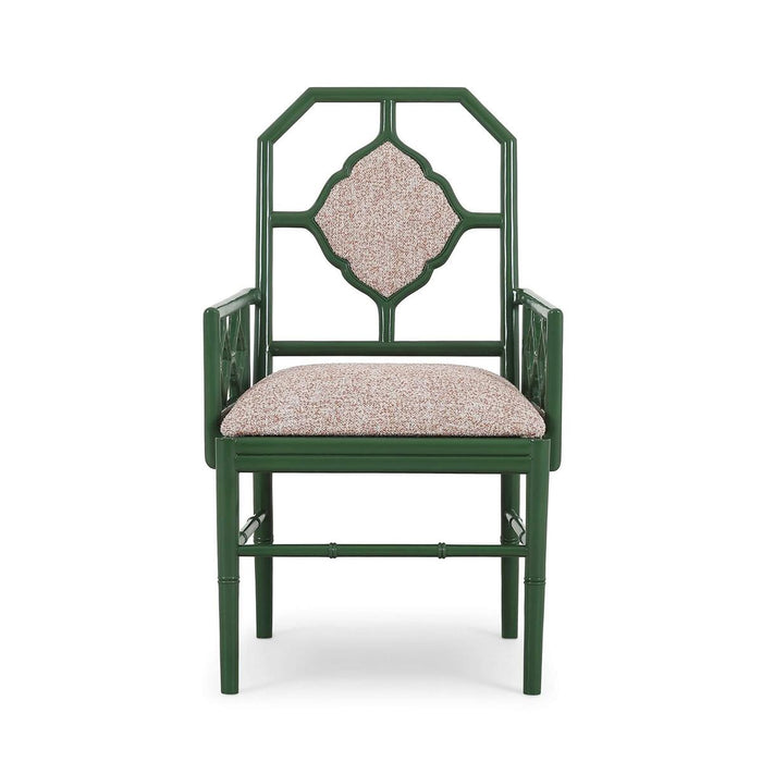Bramble - Chinois Dining Armchair w/ Upholstered Back - BR-29111 - GreatFurnitureDeal