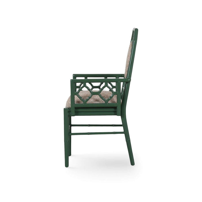 Bramble - Chinois Dining Armchair w/ Upholstered Back - BR-29111 - GreatFurnitureDeal