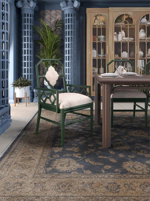 Bramble - Chinois Dining Armchair w/ Upholstered Back - BR-29111 - GreatFurnitureDeal