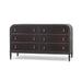Bramble - Langford 6 Drawer Dresser w/ Rattan - BR-29117 - GreatFurnitureDeal