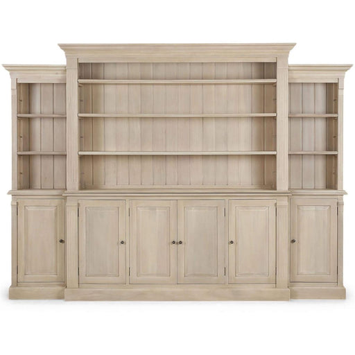 Bramble - French Hens Media Cabinet w/ Glass Shelves on Sides - BR-29118 - GreatFurnitureDeal