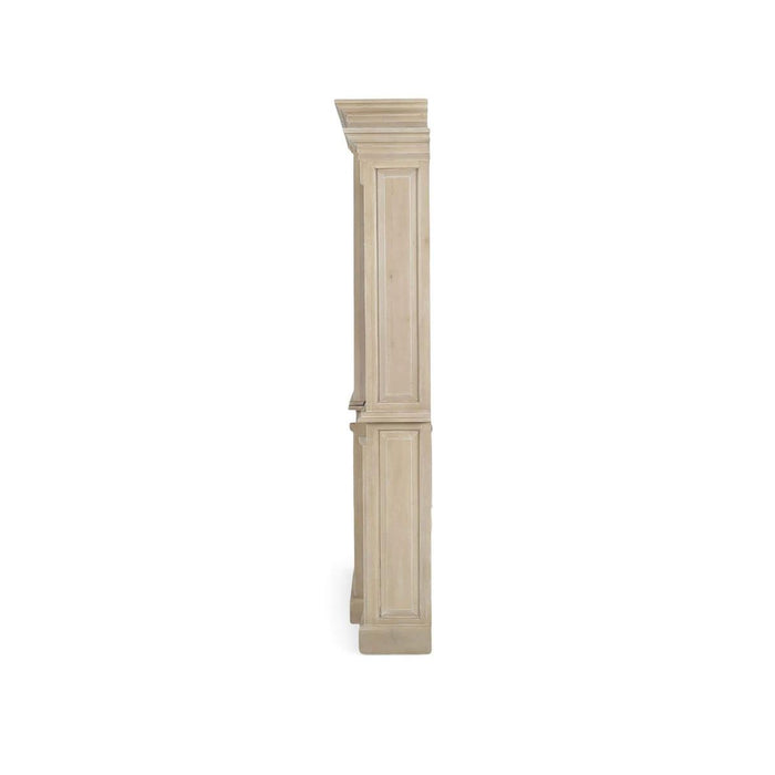 Bramble - French Hens Media Cabinet w/ Glass Shelves on Sides - BR-29118 - GreatFurnitureDeal