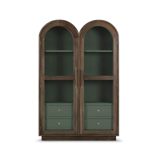 Bramble - Vannes Double Dome Display Cabinet w/ Glass Doors - BR-29127 - GreatFurnitureDeal