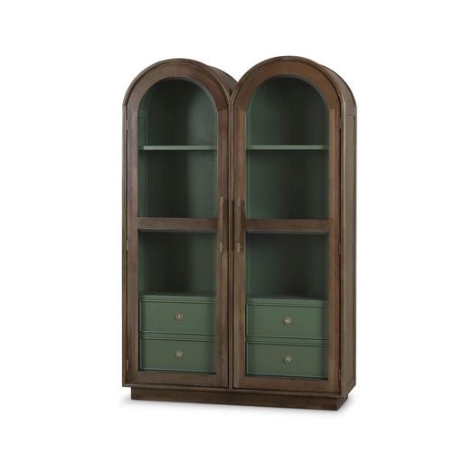 Bramble - Vannes Double Dome Display Cabinet w/ Glass Doors - BR-29127 - GreatFurnitureDeal