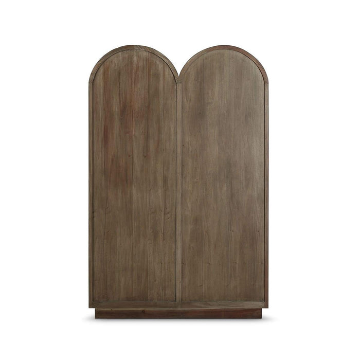 Bramble - Vannes Double Dome Display Cabinet w/ Glass Doors - BR-29127 - GreatFurnitureDeal