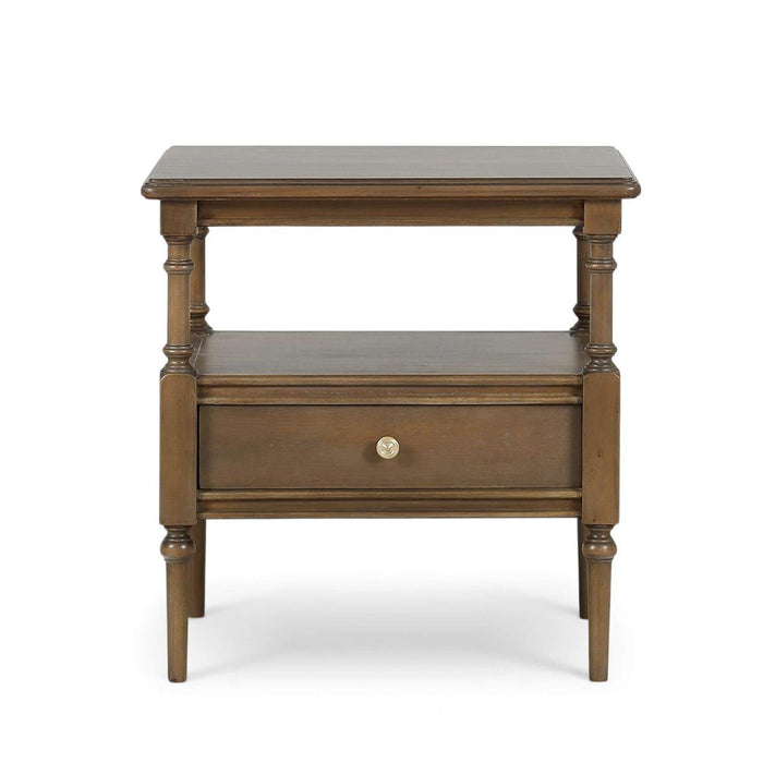 Bramble - Palmetto Side Table w/ Open Shelf & Drawer - BR-29132 - GreatFurnitureDeal
