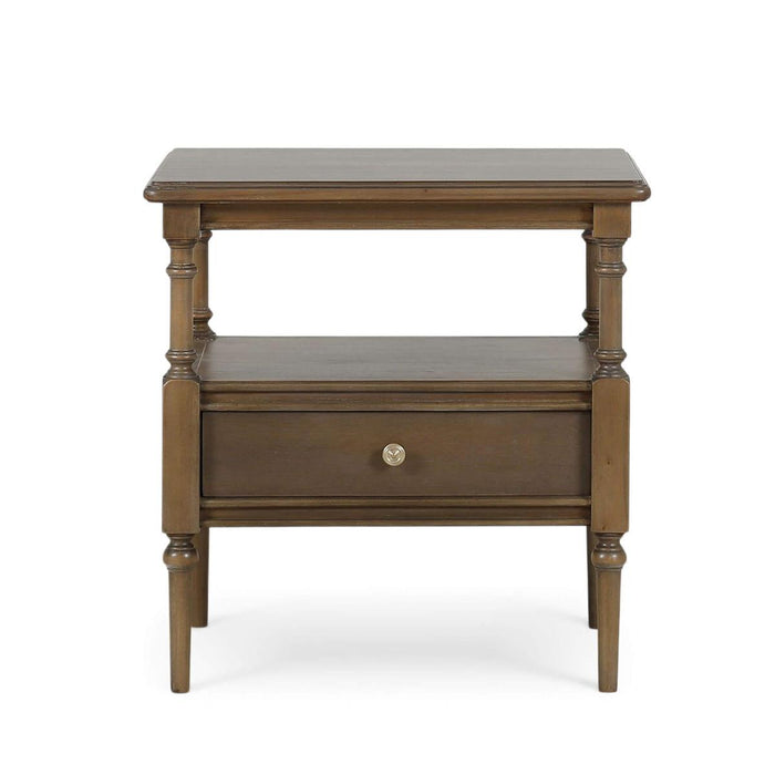 Bramble - Palmetto Side Table w/ Open Shelf & Drawer - BR-29132 - GreatFurnitureDeal