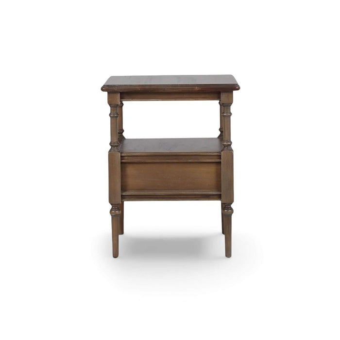 Bramble - Palmetto Side Table w/ Open Shelf & Drawer - BR-29132 - GreatFurnitureDeal