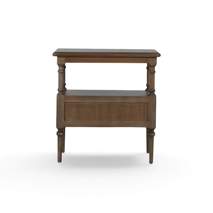 Bramble - Palmetto Side Table w/ Open Shelf & Drawer - BR-29132 - GreatFurnitureDeal