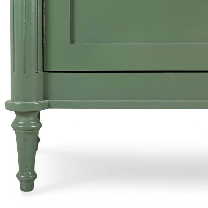Bramble - Kelly 4 Door Glass Display Cabinet w/ Glass Shelves - BR-29138 - GreatFurnitureDeal