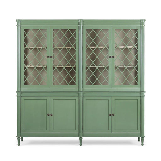 Bramble - Kelly 4 Door Glass Display Cabinet w/ Glass Shelves - BR-29138 - GreatFurnitureDeal