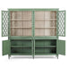 Bramble - Kelly 4 Door Glass Display Cabinet w/ Glass Shelves - BR-29138 - GreatFurnitureDeal