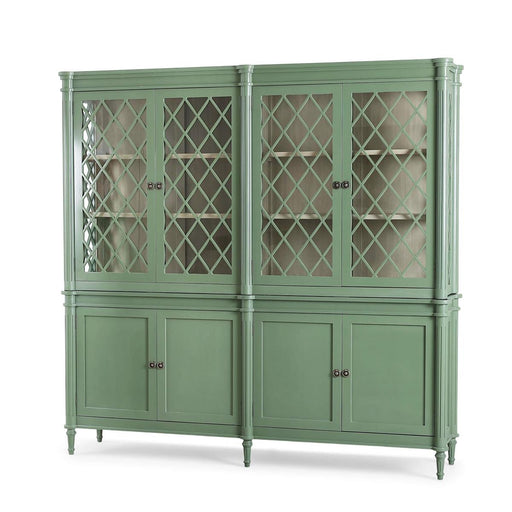 Bramble - Kelly 4 Door Glass Display Cabinet w/ Glass Shelves - BR-29138 - GreatFurnitureDeal
