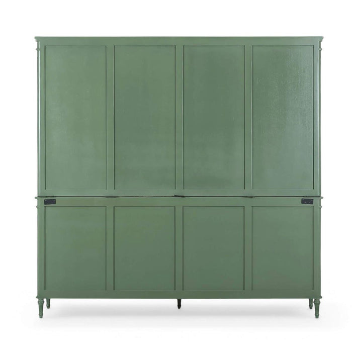 Bramble - Kelly 4 Door Glass Display Cabinet w/ Glass Shelves - BR-29138 - GreatFurnitureDeal