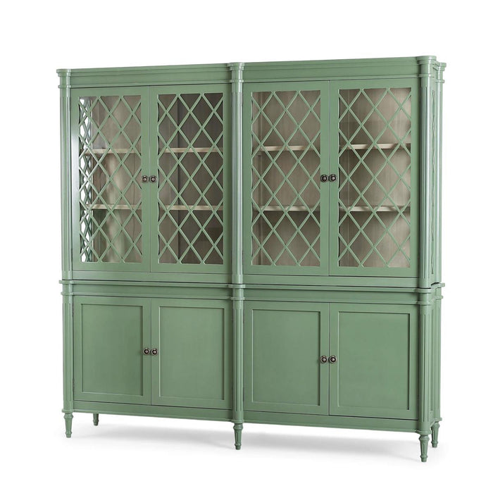 Bramble - Kelly 4 Door Glass Display Cabinet w/ Glass Shelves - BR-29138 - GreatFurnitureDeal