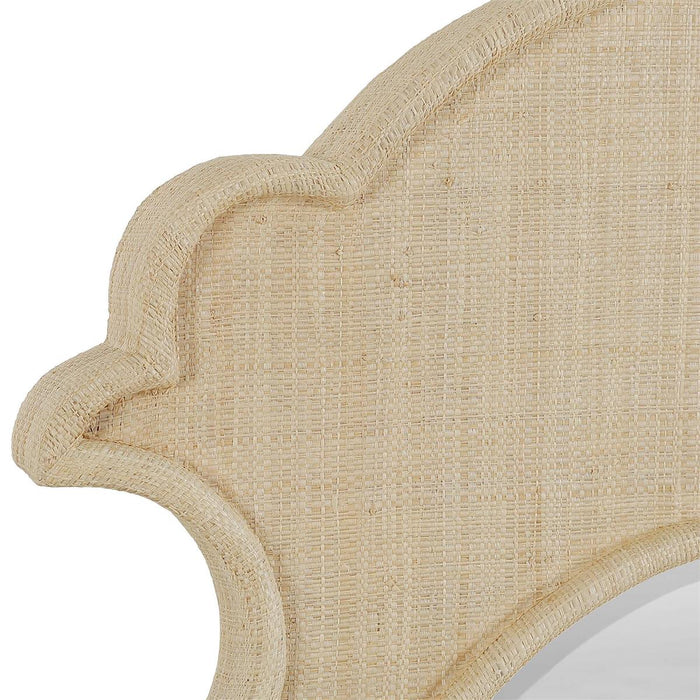 Bramble - Lotus Mirror in Raffia Raw - 29143RFRW-----