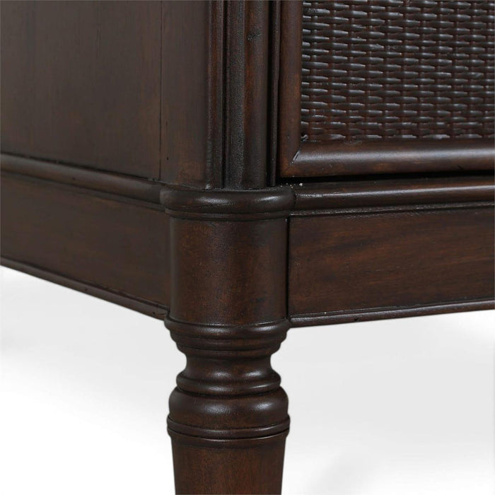 Bramble - Langford 3 Drawer Dresser w/ Rattan - BR-29148 - GreatFurnitureDeal