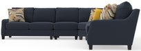 Jackson Furniture - Foley 5 Piece Sectional in Jeans - 2915-46-31-58-31-42-JEANS - GreatFurnitureDeal