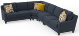 Jackson Furniture - Foley 4 Piece Sectional in Jeans - 2915-46-58-31-42-JEANS - GreatFurnitureDeal