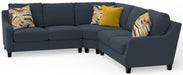 Jackson Furniture - Foley 3 Piece Sectional in Jeans - 2915-46-58-42-JEANS - GreatFurnitureDeal