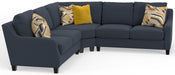 Jackson Furniture - Foley 3 Piece Sectional in Jeans - 2915-46-58-42-JEANS - GreatFurnitureDeal