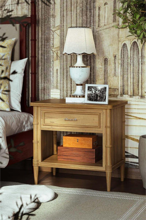Bramble - Martinique Open Nightstand w/ Drawer - BR-29152 - GreatFurnitureDeal