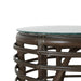 Bramble - Portico Rattan Side Table w/ Glass Top - BR-29156 - GreatFurnitureDeal