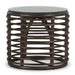 Bramble - Portico Rattan Side Table w/ Glass Top - BR-29156 - GreatFurnitureDeal