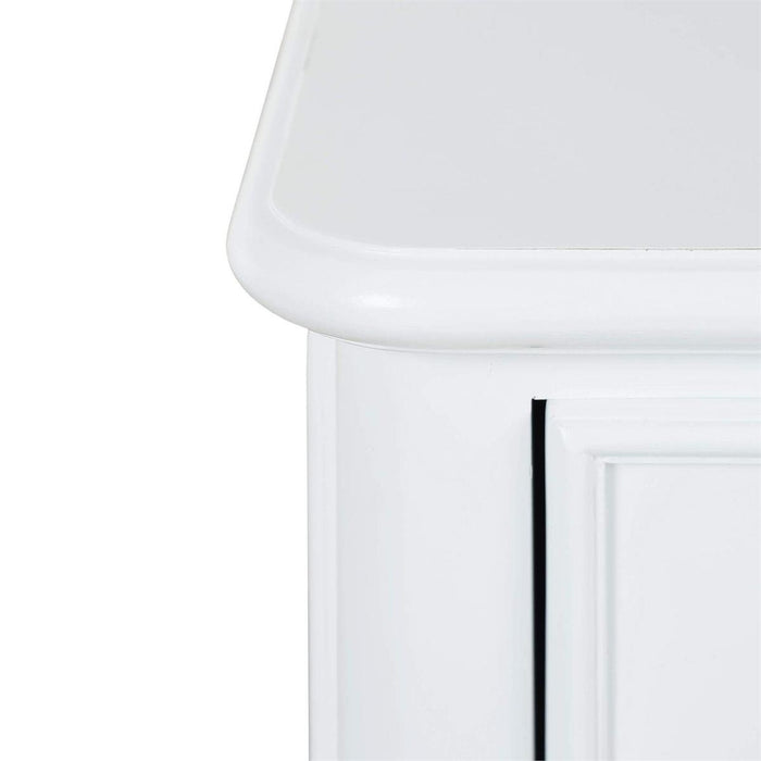 Bramble - Savannah 2 Drawer Bedside Table in Architectural White - 29173HRW----LDT - GreatFurnitureDeal