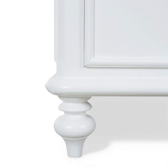 Bramble - Savannah 2 Drawer Bedside Table in Architectural White - 29173HRW----LDT - GreatFurnitureDeal